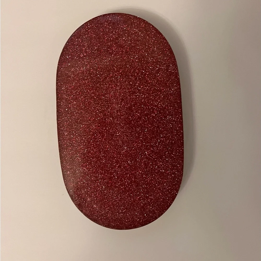 Pink Leopard Resin Tray with Rhinestones - Picture 2 of 5